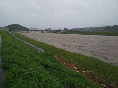  記録的な集中豪雨